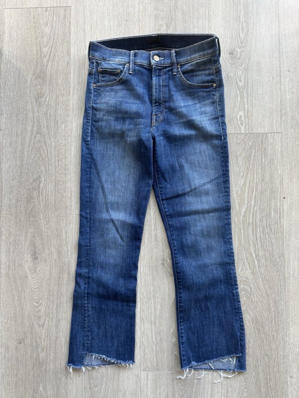 Mother "Insider Crop Step Fray" Rough Enough, Women's Jeans Size 26 - Picture 2 of 13